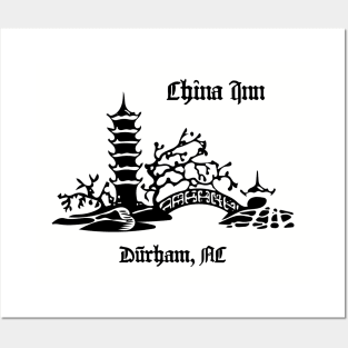 China Inn Restaurant Vintage Durham North Carolina Posters and Art